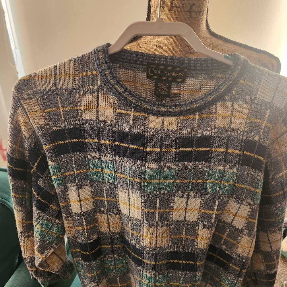 VTG-Croft & Barrow Unisex Multicolor Sweater
